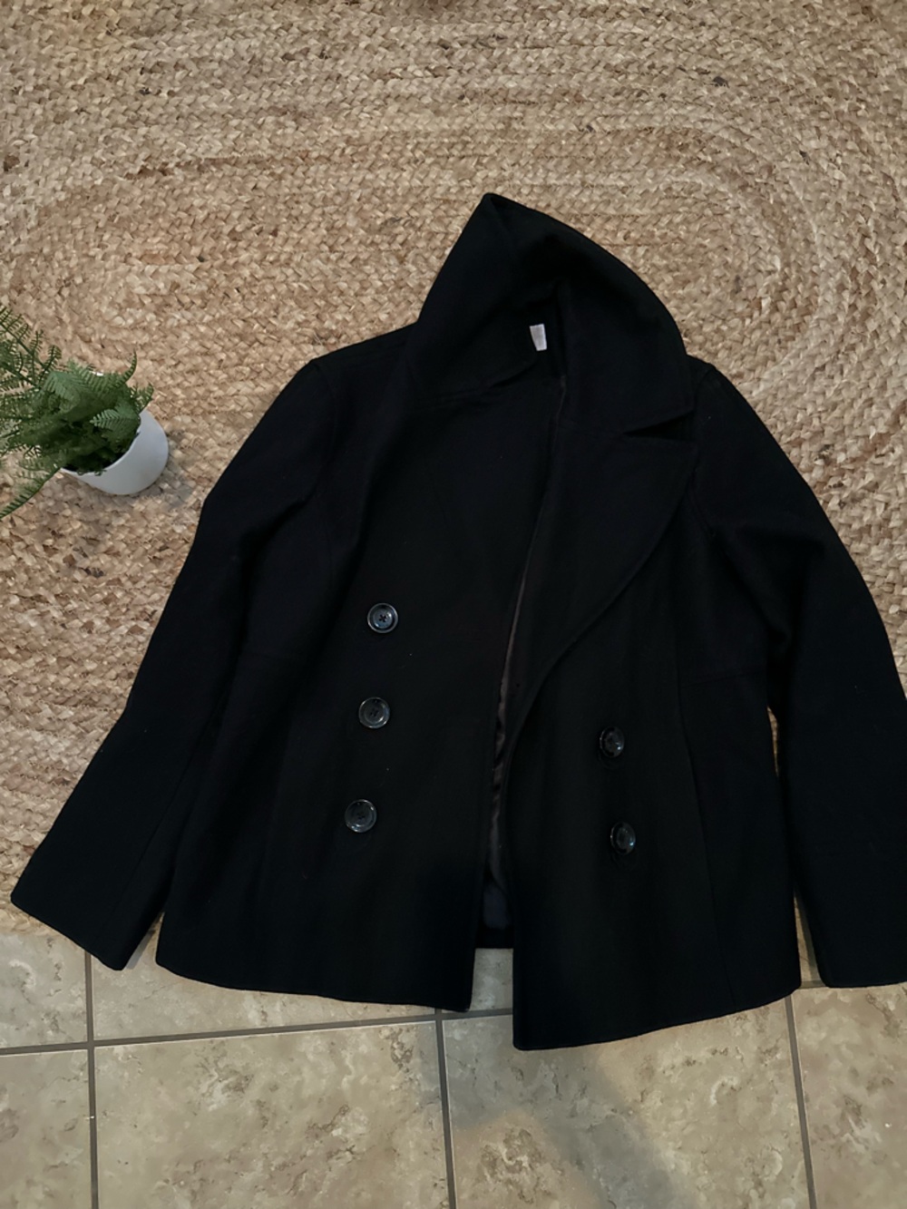 BLACK MICHAEL KORS TRENCH COAT